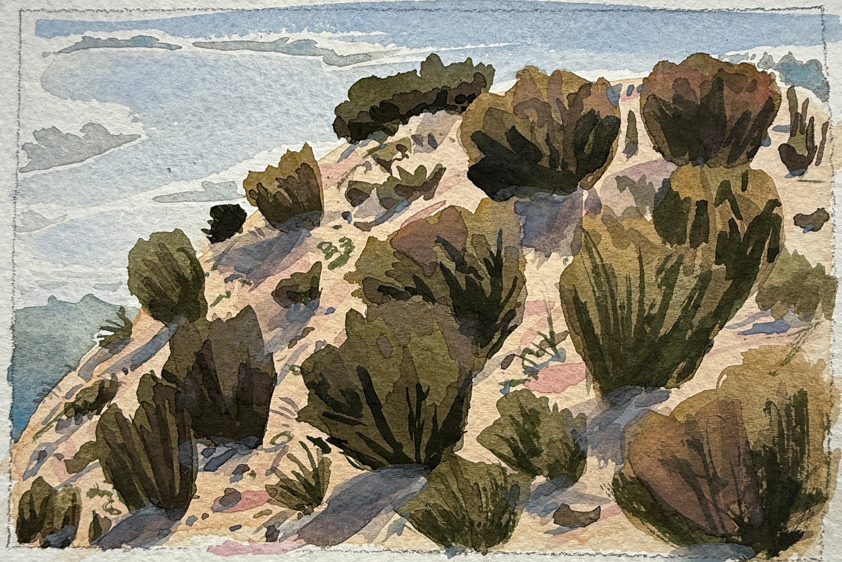 Magdalena watercolor painting