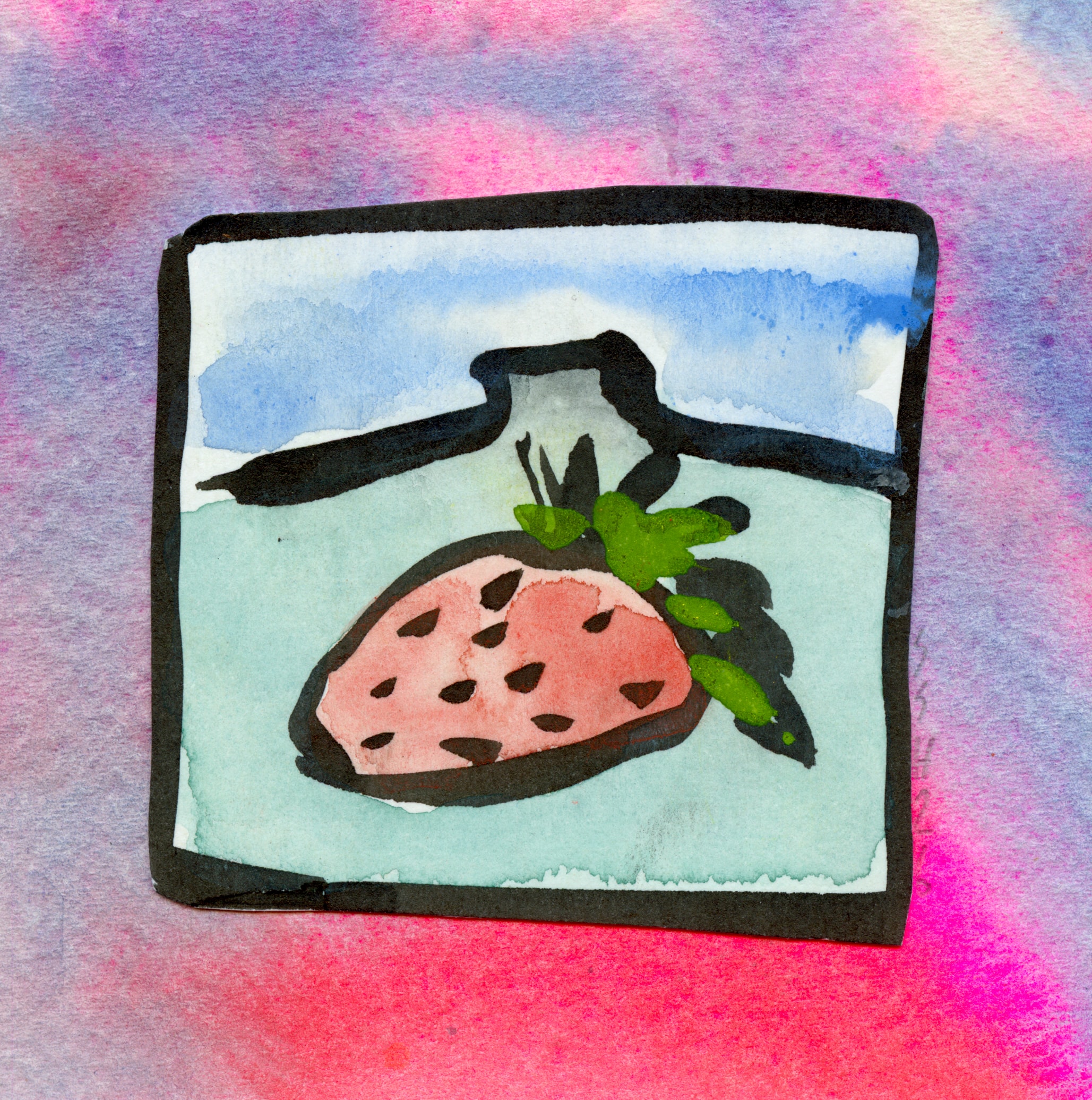 Lil Cutie — watercolor by Sean Hudson