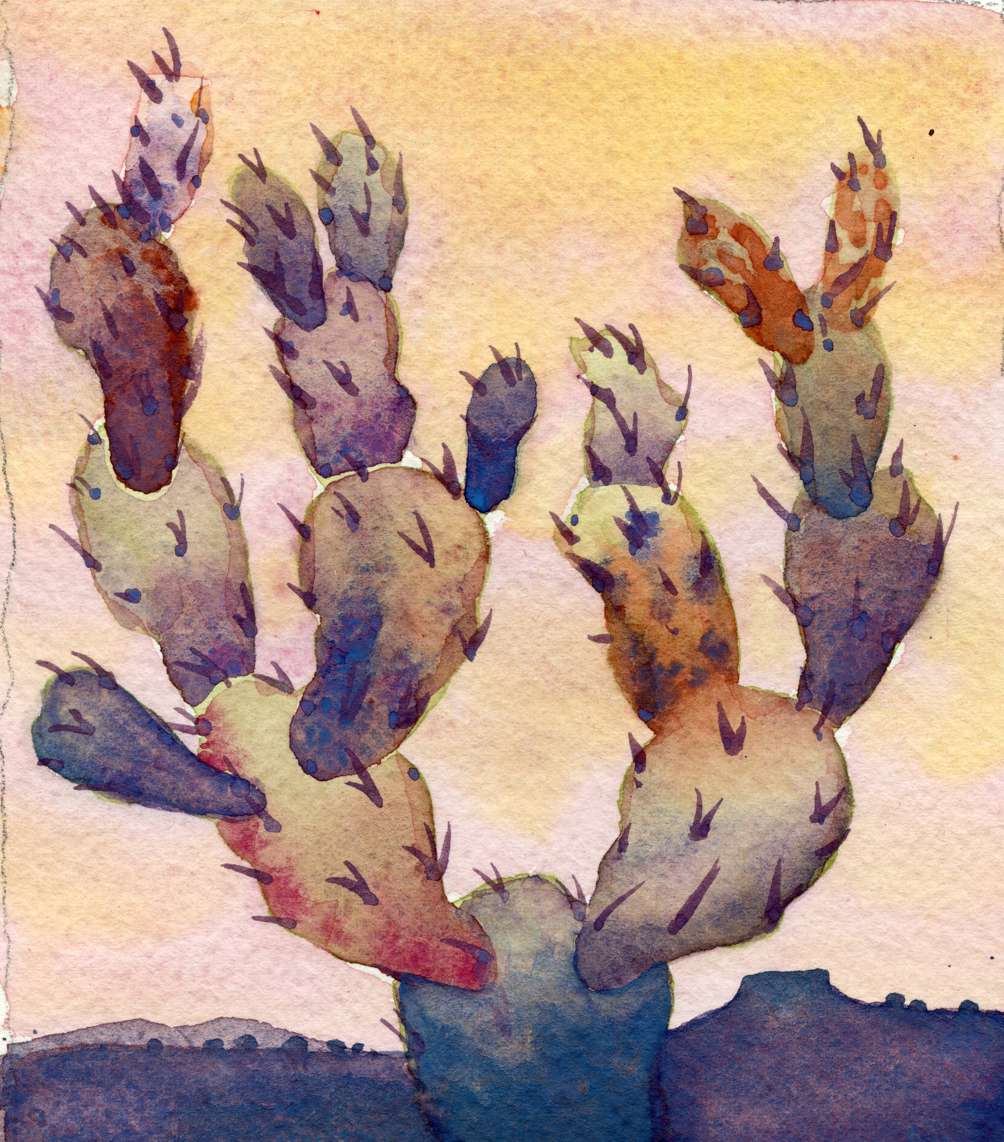 Wild Light — watercolor painting